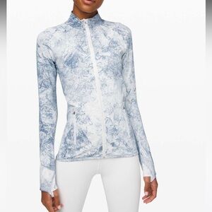 Lululemon Ebb to Train Jacket Wash White / Luna Size 4